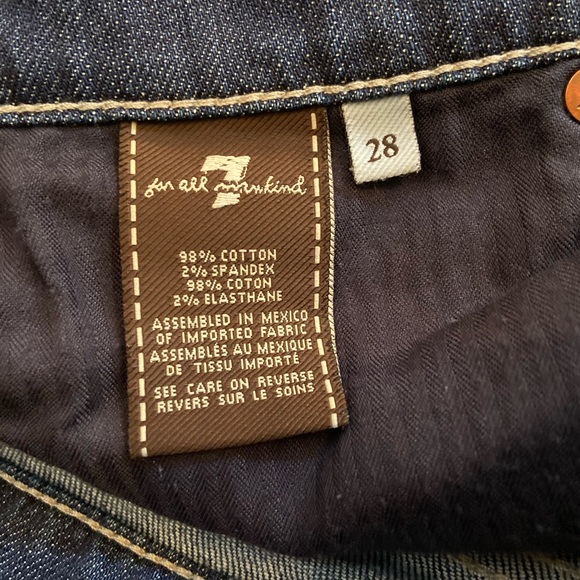 7 For All Mankind 28/30 bootcut jeans. - Picture 5 of 5